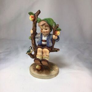 Hummel Ceramic Figurine Apple tree boy